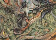 Umberto Boccioni State of Mind II The Farewells (mk09) oil painting on canvas